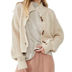 Free People Micah Button Cardigan Medium